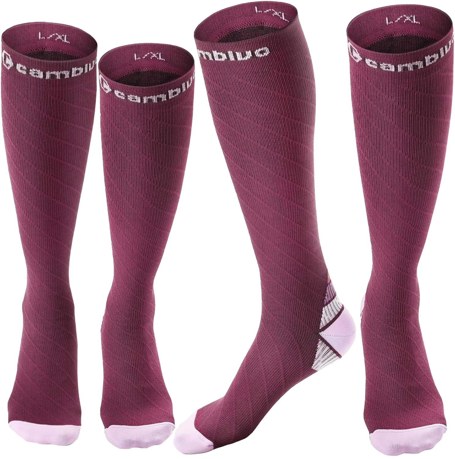 CAMBIVO Compression Socks - Best Flight Socks UK
